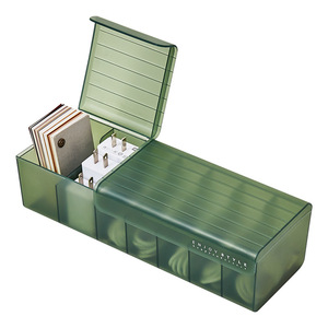 Dormitory Desktop Data Cable Storage Storage Box Grid Plastic Cable Organizer Management Box For Power Split Wire
