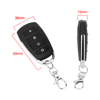 Abridor de puerta RF, interruptor de código rodante, Control remoto, 4 botones, Control de puerta de garaje