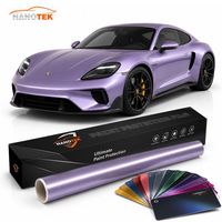 Film de protection pour voiture en vinyle PET, violet brillant mat métallisé, fournisseur OEM, livraison directe d'usine, 7,5 mil