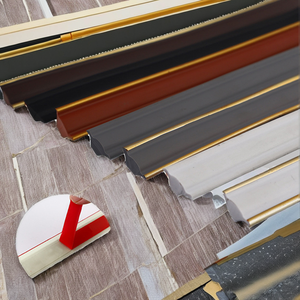 Bande décorative d'angle intérieur moderne en PVC, <span class=keywords><strong>moulure</strong></span> de plafond et de <span class=keywords><strong>mur</strong></span>, résistante à la pourriture, longueur 5 m, installation facile, sans peinture - Product Image 2