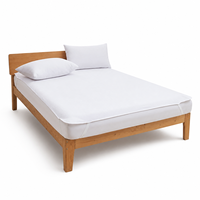 Drap de lit imperméable en tissu éponge avec sangles de fixation pour literie domestique, taille personnalisée, production en usine