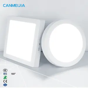 Lumen cao hiệu quả cao điều khiển vòng vuông Dimmable dẫn Trần Bảng điều khiển bề mặt gắn kết dẫn ánh sáng, bảng điều khiển ánh sáng