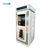 Distributeur d'eau automatique 24h/24 et 7j/7 à filtration multi-étapes, corps métallique, machine à eau RO pour station d'eau