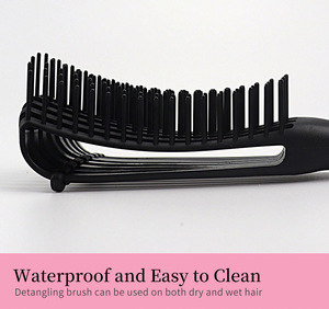 Gmagic districante <span class=keywords><strong>spazzola</strong></span> <span class=keywords><strong>per</strong></span> <span class=keywords><strong>capelli</strong></span> si applica a mossi ricci e bagnati e secchi spessi nodi lunghi <span class=keywords><strong>capelli</strong></span> districati facile da pulire - Product Image 6