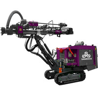 Foreuse hydraulique DTH pour trous de dynamitage en carrière minier avec système de changement automatique de tiges