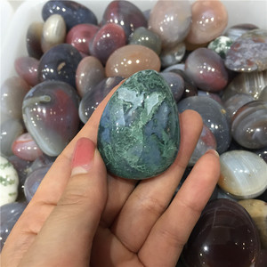 <span class=keywords><strong>Pietra</strong></span> curativa del calcedonio marino di macadam di ghiaia dell'agata <span class=keywords><strong>marina</strong></span> dell'oceano per il fengshui - Product Image 4