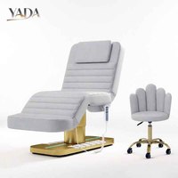 Table de massage électrique portable pour salon de beauté, lit de soin pour cils, visage et spa capillaire