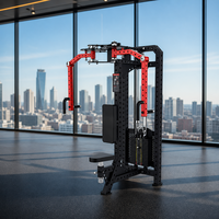 Machine de musculation professionnelle réglable pour press à la poitrine, exercices de détente dorsale et de détente pectorale, en acier robuste pour l'entraînement