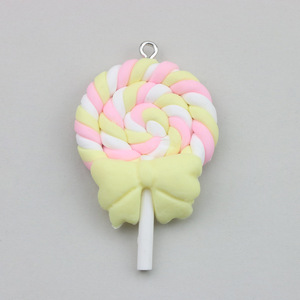 Ciondolo Mini Lecca-lecca 3D in Resina Plastica Stile Y2K Lusso, Carino, a Forma <span class=keywords><strong>di</strong></span> Caramella, per Creazione Gioielli Donna, Braccialetti, Orecchini Fai da Te, Ingrosso - Product Image 4