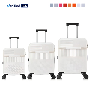 Nouvelle conception de <span class=keywords><strong>valise</strong></span> à ouverture frontale, <span class=keywords><strong>valise</strong></span> rigide tendance en PC, <span class=keywords><strong>valise</strong></span> unisexe, ensemble de 3 valises blanches, <span class=keywords><strong>valise</strong></span> à roulettes - Product Image 1