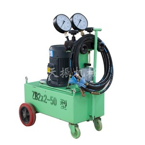 Hydraulic <b>Pump</b> For Bridge Prestressing With Pressure Gauges 60 Mpa <b>Manual</b> Operation - Product Image 4