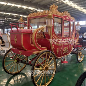 Calèche royale résistante aux intempéries, surface anti-décoloration, adaptée à une utilisation et à une exposition extérieure à long terme - Product Image 3
