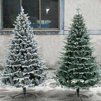 Arbre de Noël artificiel OX006 Premium avec support métallique, léger et facile à assembler