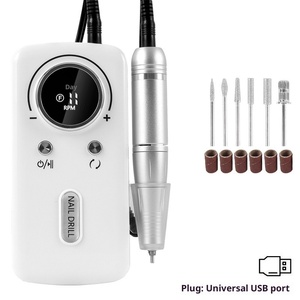 Vente directe d'usine, lime à ongles électrique rechargeable professionnelle portable, 45000 tr/min, polissage optimal, dissolvant de vernis à ongles - Product Image 5