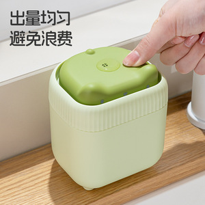 Dispensador de Jabón para Platos Xinzao, Verde y Amarillo, Material ABS, Moldeado por Inyección, para Fregadero de Cocina - Product Image 3