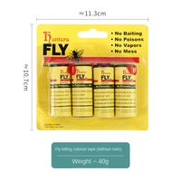 Ruban anti-mouches en plastique solide, design animal, Tira Atrapa Moscas, piège à colle collante pour insectes, lutte antiparasitaire, feuille de papier pour ferme américaine