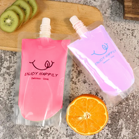 Sacs de sachets de boisson alimentaire réutilisables personnalisés tiennent la pochette de bec pour le liquide de stockage de brassage de jus et de lait