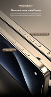 Étui de protection en métal aluminium de luxe avec protection d'objectif d'appareil photo pour iPhone 18 Pro Max 18pro 18PM
