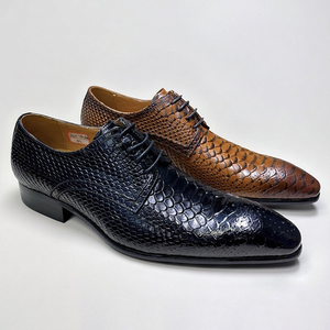 <span class=keywords><strong>Scarpe</strong></span> Eleganti da <span class=keywords><strong>Uomo</strong></span> in Vera Pelle, Stile Oxford, per Cerimonie e Occasioni Formali, Versatili e alla Moda - Product Image 4