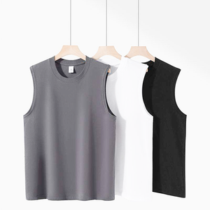 Customized logo Polyester Men Quick Dry Workout <b>Tank</b> <b>Top</b> Summer Fitness Vest Sleeveless <b>tank</b> <b>top</b> for Running Basketball Training - Product Image 1