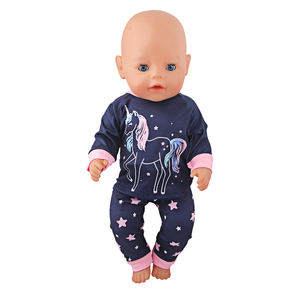 Vêtements de poupée licorne pyjamas Fit 18 pouces poupée compagnon de rêve jouet pour enfants - Product Image 2