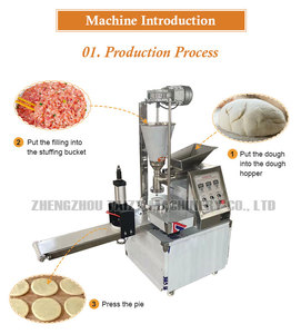 Tự động nhồi paratha Máy làm bánh thịt Pie Maker Máy - Product Image 3