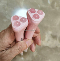 Rouleau de massage facial en jade naturel breveté pour soins anti-âge, appareil de massage des yeux, et anti-rides pour la santé des yeux