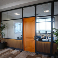 Portes intérieures écologiques en MDF et PVC à 2 panneaux, certifiées CE, pour usage commercial, portes d'entrée, maisons, villas et appartements – Offre spéciale