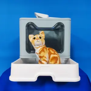Пластиковый контейнер для кошачьего туалета
