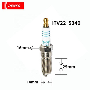 Bougie d'allumage DENSO Iridium neuve ITV22 L3Y3-18-110 pour essence, compatible Mondeo Zhisheng 2.0T, Escape, Edge 2.7T - Product Image 5