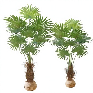 Palmera Tropical Artificial Grande en Maceta, Planta Artificial de Interior, Arreglo de Palmera Areca, Árbol Falso, Bonsái Decorativo - Product Image 1