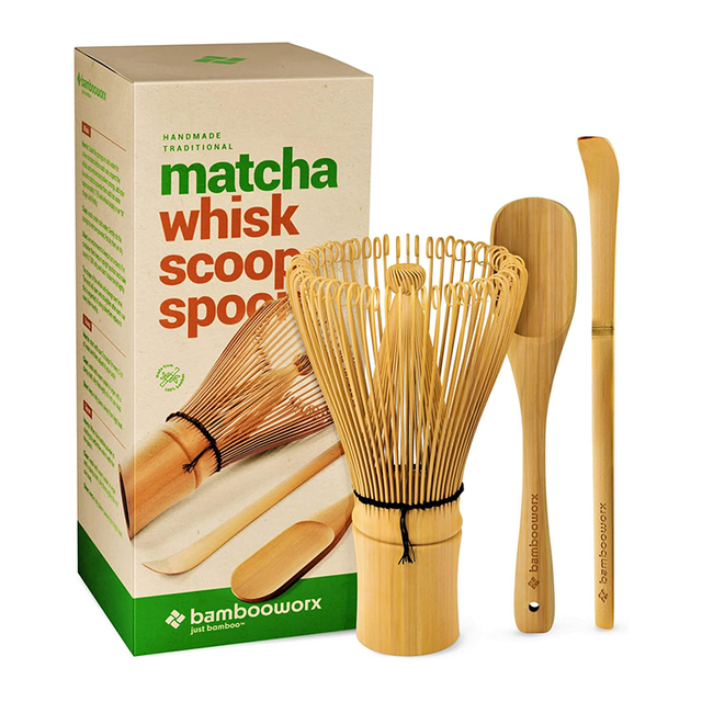 Traditional 100-Prong Bamboo Matcha Whisk - Handmade Chasen