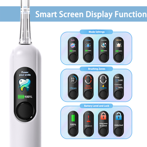 Spazzolino Elettrico Sonico Premium per Adulti con Display LCD, Spazzolino Sonico Intelligente Ricaricabile - Product Image 2