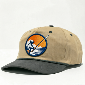 Casquettes de baseball Snapback à visière incurvée violettes, 5 panneaux, avec logo personnalisé, pour la pêche, fabriquées au Vietnam - Product Image 3