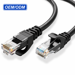 สายเคเบิลอีเธอร์เน็ต Cat5E UTP จากโรงงาน OEM ขนาด 26AWG 100MHz 100Mbps หัว RJ45 สายแพทช์เน็ตเวิร์ก LAN  ปลอกหุ้ม PVC ความยาวตามสั่ง - Product Image 1
