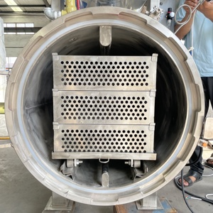 La storta alimentare ad alta temperatura e alta pressione sterilizza accuratamente il cibo - Product Image 1