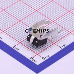 TS-1093B-A1B3-D2 Tactile Switch Through hole Component THT Switch Single Pole Single Throw Round Button 2.5N Right Angle Insert - Product Image 2