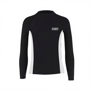 Tiyon <b>Mens</b> Rash Guard UV Sun Protection Long Sleeve Diving Suits Quick Dry Compression <b>Shirts</b> Polyester 180g - Product Image 4