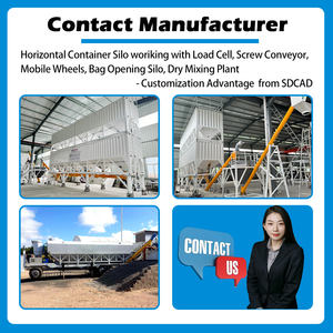 सस्ते मूल्य मोबाइल कंटेनर क्षैतिज सीमेंट सिलो 100 टन बड़े आकार के क्षैतिज सीमेंट सिलो - Product Image 5