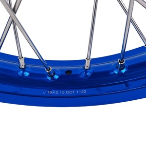 Juego Completo de Ruedas Delanteras y Traseras de Aluminio CNC de 21 y 19 Pulgadas Anodizadas para <span class=keywords><strong>Honda</strong></span> CRF CRF R CRF X Dirt Bike <span class=keywords><strong>Motocross</strong></span> Off Road Enduro - Product Image 6