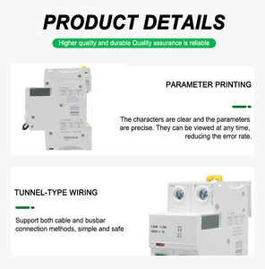 63A 2P мини-выключатель DC 60N 1000 В Номинальное напряжение 6KA размыкающая способность защитный MCB для LI - Product Image 4