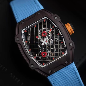 Lightweight Limited Edition 27-04 Luxury Carbon Fiber Rubber Alarm Mens Watch Business Social Floating Tourbillon <b>Automatic</b> - Product Image 3
