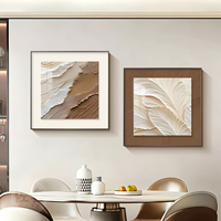 Décoration de chambre 3D en gros, peinture sur porcelaine cristalline brillante, abstraite, moderne, tendance, HD, imperméable, MDF robuste, surface lisse et durable
