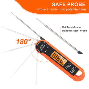Fast Accurate Digital Food Thermometer IPX5 Waterproof with Temperature Lock for Kitchen <b>BBQ</b> and Formula - Product Image 3