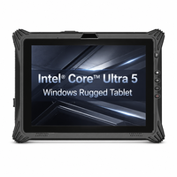 Tableta Robusta de 12.2 Pulgadas y 700nits con Windows, Intel Core Ultra 5/7, Escáner de Código de Barras, RJ45, RS232, IP65, Resistente al Agua, 4G
