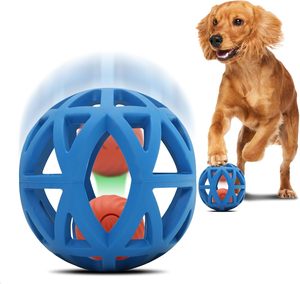 Giocattolo Interattivo di Lusso per Cani in TPR, Palla Intelligente Saltellante e Vibrante con Movimento Automatico per Cani di Taglia Media e Grande - Product Image 1