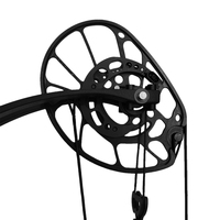 Arc à poulies de compétition Carbon Invasion 345FPS 85% Let-off, entièrement en carbone, pour tir à l'arc de précision professionnel