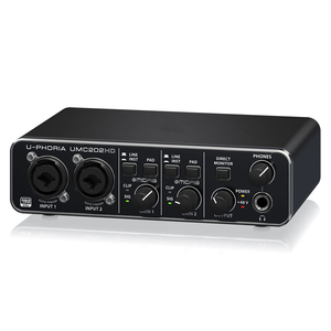 Tarjeta de Sonido con Interfaz de Audio USB U-PHORIA UMC2O2HD para Grabación de Canto, Esencial para Estudios Profesionales y Configuraciones Domésticas - Product Image 2