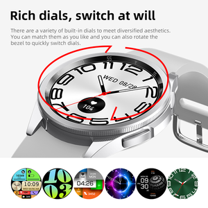 Sanvnet JS Watch 6 Maxスマート時計男性用1.43インチ睡眠心拍数モニターモーション音声アシスタントスマートウォッチ2025 - Product Image 5