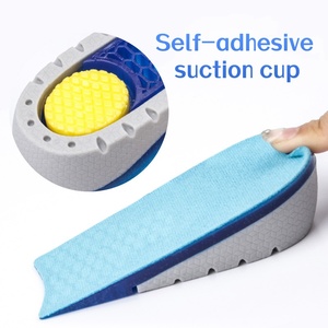 Semelles VeloxSoles VS30 en silicone nid d'abeille pour augmenter la taille - Coussinets de talon invisibles en gel, réduction de la pression, absorption des chocs - Product Image 2